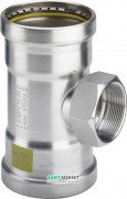 Трійник Viega Sanpress Inox G 0217.2XL з SC-Contur 76,1хRp2х76,1 нержавіюча сталь 578459