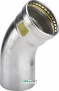 Відведення 45° Viega Sanpress Inox G 0226.1XL з SC-Contur d88,9 нержавіюча сталь 578312
