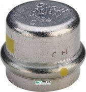 Заглушка Viega Sanpress Inox G 0256 з SC-Contur d42 нержавіюча сталь 487287