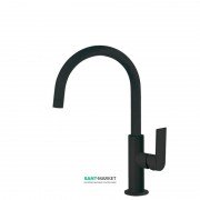 Змішувач для раковини Tres Loft colors одноважільний з поворотним виливом чорний матовий 20020505NM