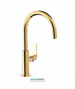 Змішувач для раковини Tres Loft colors одноважільний з поворотним виливом золото 20020505OR