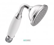 Душова лійка Tres Tres-Clasic 78 мм 1 тип струменя хром/білий 29963109