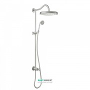 Душова система Tres Tres-Clasic з верхнім і ручним душем латунь сталь 24247602AC