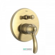 Смеситель для душа Tres Tres-Сlasic однорычажный встраиваемый 2 канала состаренная латунь 24218001LV
