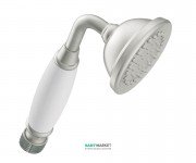 Душова лійка Tres Tres-Clasic 78 мм 1 тип струменя сталь/білий 29963109AC