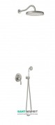 Душова система прихованого монтажу Tres Tres-Clasic з одноважільним змішувачем сталь 24218003AC
