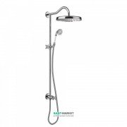 Душова система Tres Tres-Clasic з верхнім і ручним душем латунь хром 24247602