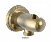 Шланговое подсоединение Tres Tres-Сlasic с держателем для душа состаренная латунь 24218201LV