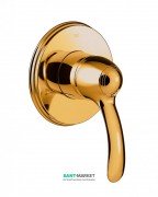 Змішувач для душу Tres Tres-Clasic одноважільний вбудований золото 24217701OR