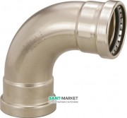 Відведення 90° Viega SeaPress 0316XL d76,1 сплав CuNiFe 90/10 556570