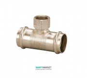 Тройник Viega SeaPress 0317.5 35х¾NPTх35 сплав CuNiFe 90/10 461072