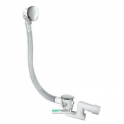 Сифон для ванни Tres з переливом хром 134445