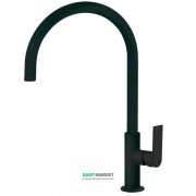 Змішувач для раковини Tres Loft colors одноважільний з поворотним виливом 232 мм чорний матовий 20020506NM