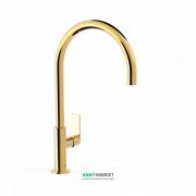 Змішувач для раковини Tres Loft colors одноважільний з поворотним виливом 232 мм золото 20020506OR