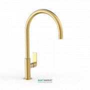 Змішувач для раковини Tres Loft colors одноважільний з поворотним виливом 232 мм золото матовий 20020506OM