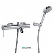 Змішувач для ванни Tres Mono-Term одноважільний з ручним душем хром 20117001