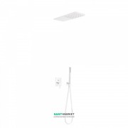 Душова система Tres Mono-Term з верхнім і ручним душем білий матовий 06218010BM