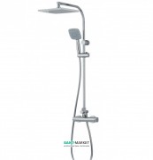 Душевая стойка GRB Winner со смесителем верхним и ручным душем хром 44465440XL