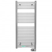 Электрический полотенцесушитель Zehnder Aura 300W с программируемым тэном хром PBECZ-120-50-MQ-HID