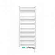 Электрический полотенцесушитель Zehnder Aura 750W стационарный с программирумым тэном белый PBEZ-120-50-MQ-SC