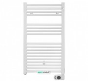 Электрический полотенцесушитель Zehnder Aura 500W с программируемым тэном белый PBEZ-090-50-MQ-HID