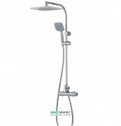 Душова стійка GRB Winner зі змішувачем верхнім і ручним душем хром 44465440XL