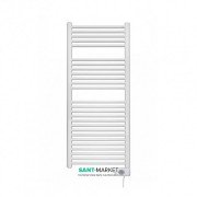 Электрический полотенцесушитель Zehnder Aura 750W стационарный с программирумым тэном белый PBEZ-120-50-MQ-SC