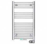 Электрический полотенцесушитель Zehnder Aura 200W с программируемым тэном хром PBECZ-090-50-MQ-SC