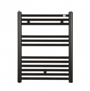 Водяний полотенцесушитель Zehnder Klaro для закритих систем опалення чорний матовий ZSL-080-050-9017