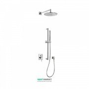 Душова система Tres Mono-Term з верхнім і ручним душем хром 06218007