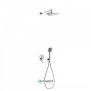 Душова система Tres Mono-Term з верхнім і ручним душем хром 20118003