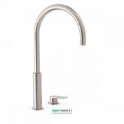 Змішувач для раковини Tres Project-Tres одноважільний з поворотним виливом сталь 21110502AC