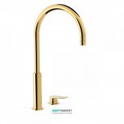 Змішувач для раковини Tres Project-Tres одноважільний з поворотним виливом золото 21110502OR