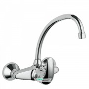 Смеситель для кухни Tres Monotres 2000 однорычажный настенный хром 172218