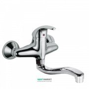 Смеситель для кухни Tres Monotres 2000 однорычажный настенный хром 172318