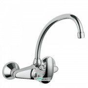 Змішувач для кухні Tres Monotres 2000 одноважільний настінний хром 172218