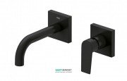 Змішувач для раковини Tres Project colors настінний вилив 170 мм чорний матовий 21120080NM