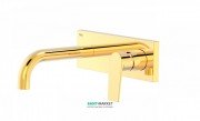 Змішувач для раковини Tres Project colors настінний золото 21120001OR
