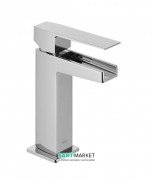 Змішувач для раковини Tres Slim-Tres з відкритим каскадним виливом хром 20211001