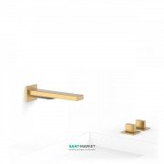 Змішувач для ванни Tres Slim colors двухвентильний матове золото 20223801OM