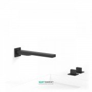 Змішувач для ванни Tres Slim colors двухвентильний чорний матовий 20223901NM