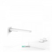 Змішувач для ванни Tres Slim colors двухвентильний білий матовий 20223901BM