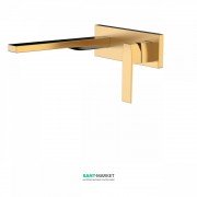 Змішувач для ванни Tres Slim colors одноважільний настінний матове золото 20220004OM