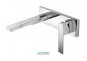 Змішувач для ванни Tres Slim-Tres одноважільний настінний хром 20220003