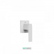 Смеситель для душа Tres Slim colors однорычажный 1 канал белый матовый 20217701BM