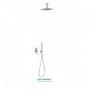 Душова система Tres Slim-Tres з верхнім і ручним душем хром 20218080