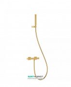 Змішувач для душа Tres Slim colors одноважільний з ручним душем золото 20216701OR