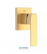 Змішувач для душа Tres Slim colors одноважільний 1 канал матове золото 20217701OM