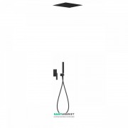 Душевая система Tres Slim colors с верхним и ручным душем черный матовый 20298001NM