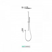 Душова система Tres Slim-Tres з верхнім і ручним душем хром 20218007